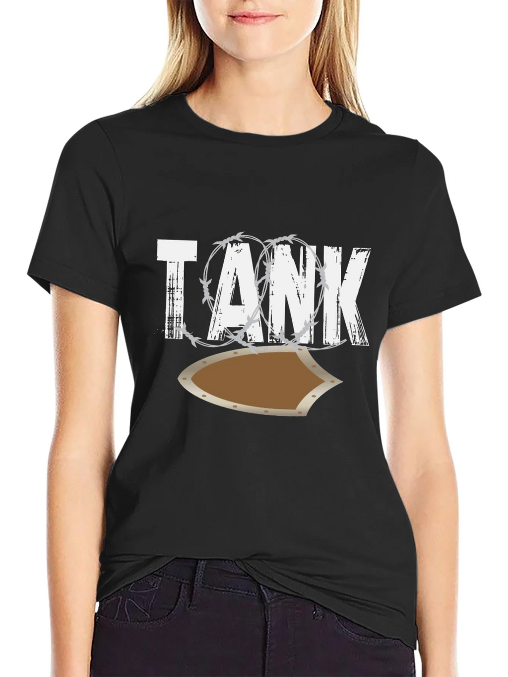 Tank Shield Graphic Tee - Mens Black T-Shirt product image 5