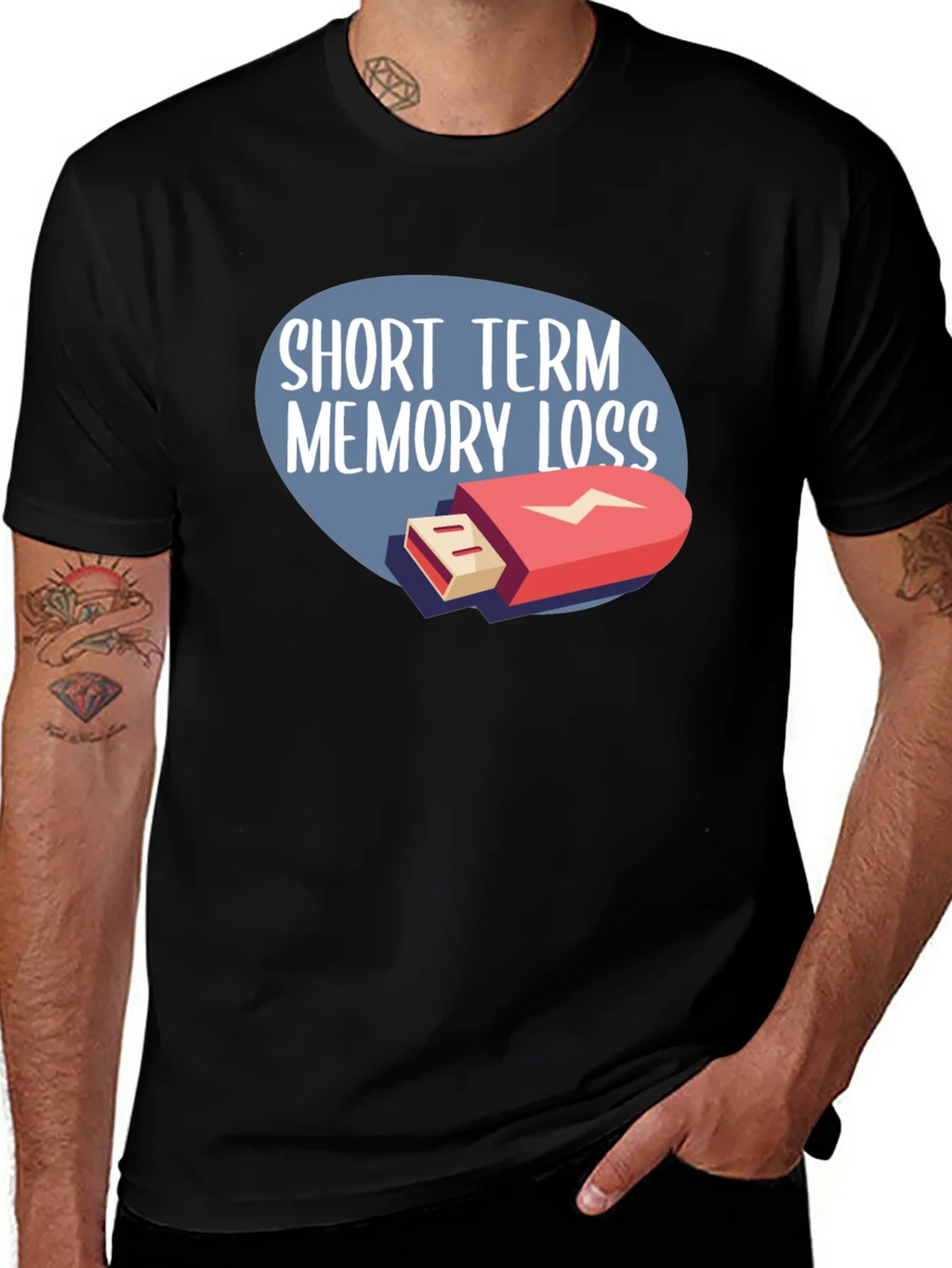 Short Term Memory Loss T-Shirt - Funny Novelty Tee product image 1