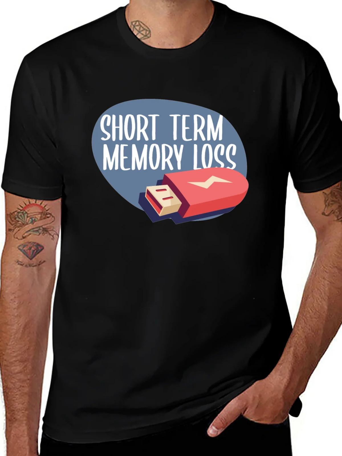 Short Term Memory Loss T-Shirt - Funny Novelty Tee product image 1