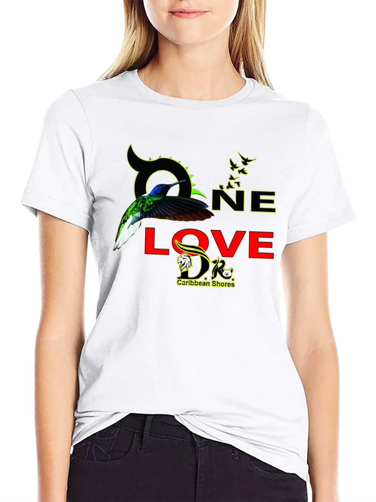 One Love Caribbean Shores Graphic T-Shirt product image 11