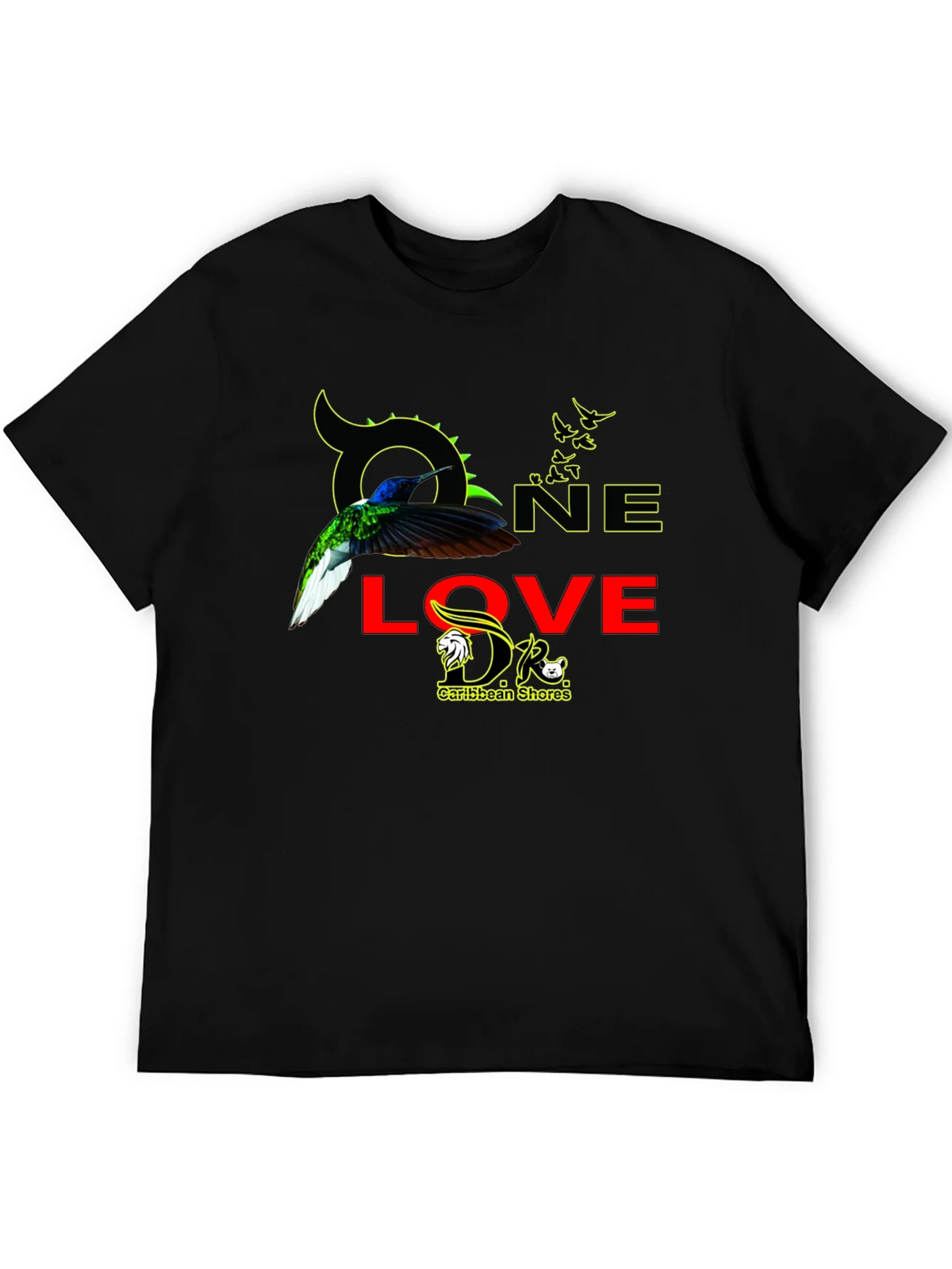 One Love Caribbean Shores Graphic T-Shirt product image 8