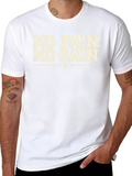 No Pain No Gain Black Graphic T-Shirt product image 1