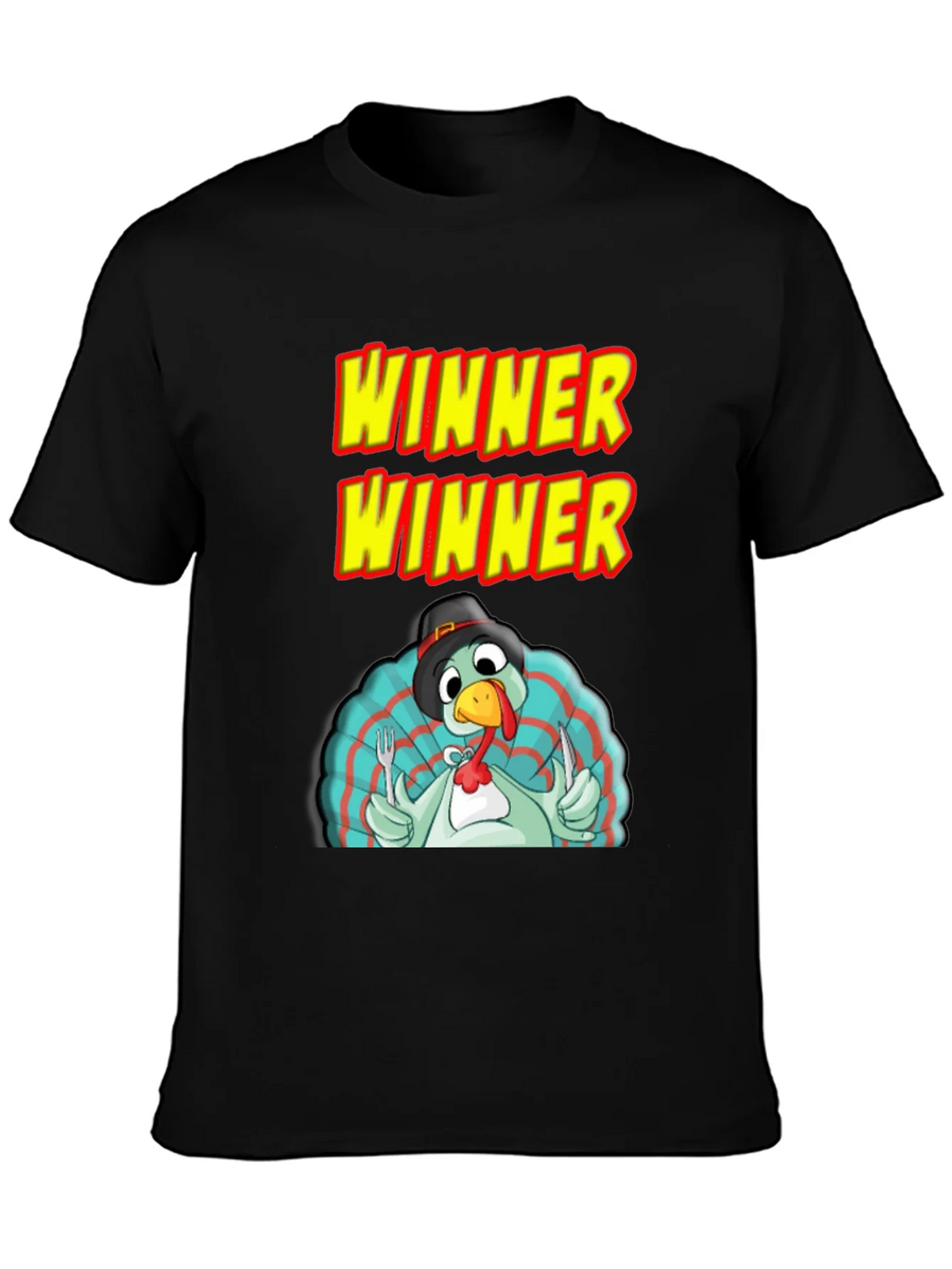 Winner Thanksgiving Turkey T-Shirt product image 6