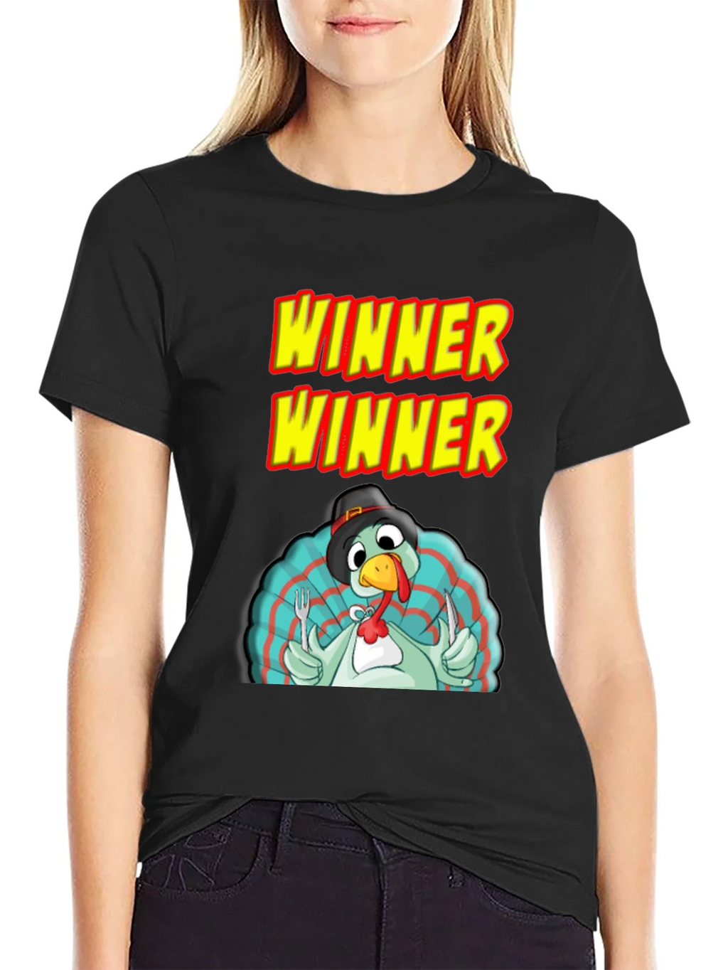Winner Thanksgiving Turkey T-Shirt product image 5