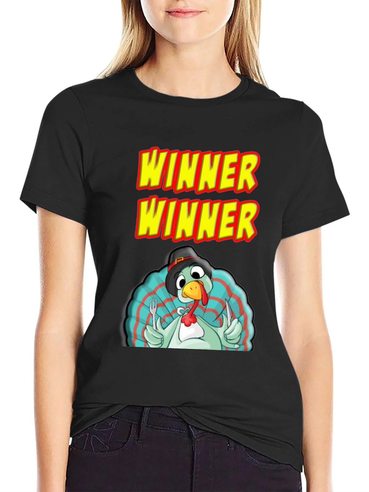 Winner Thanksgiving Turkey T-Shirt product image 5