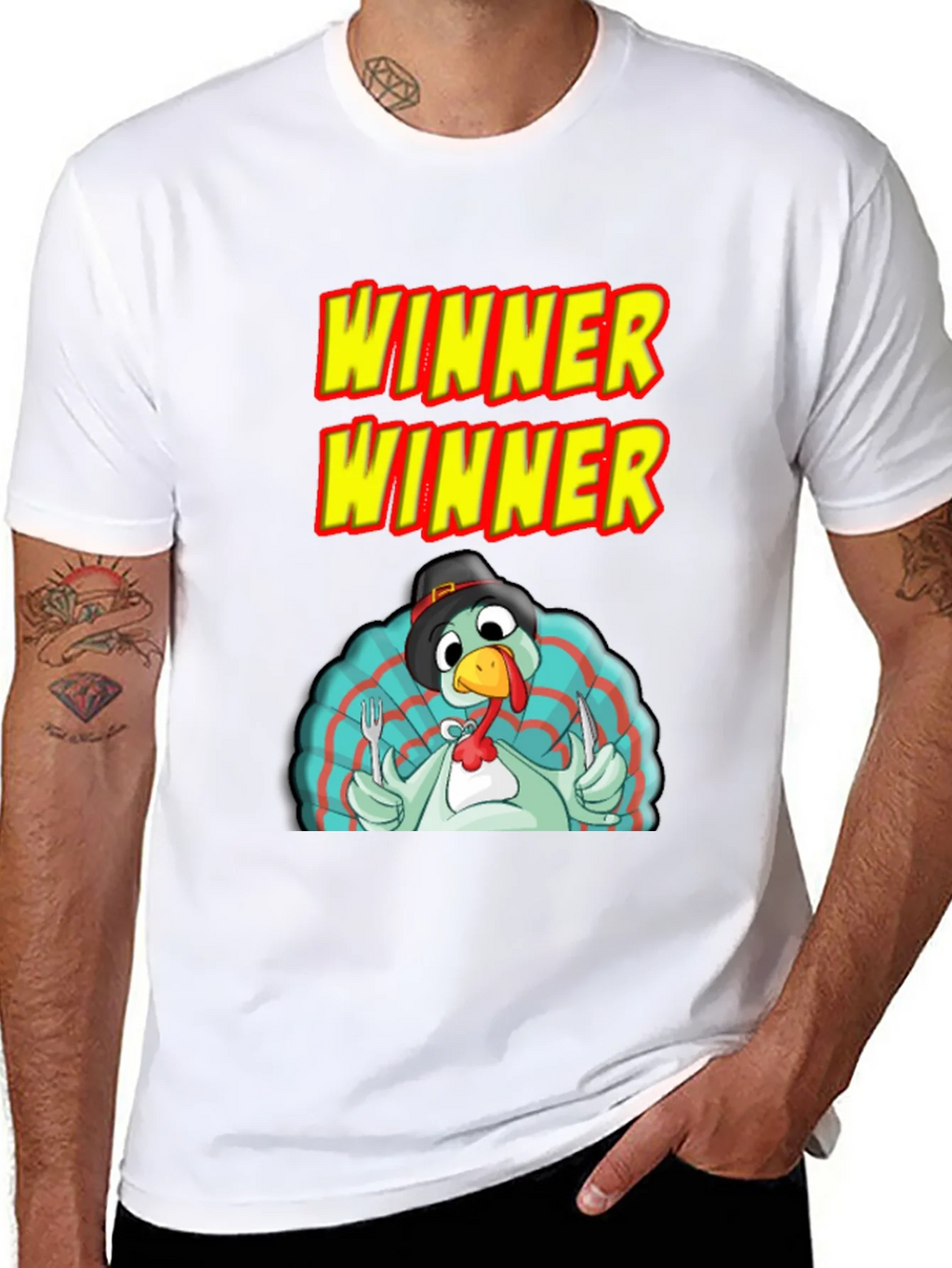 Winner Thanksgiving Turkey T-Shirt product image 10