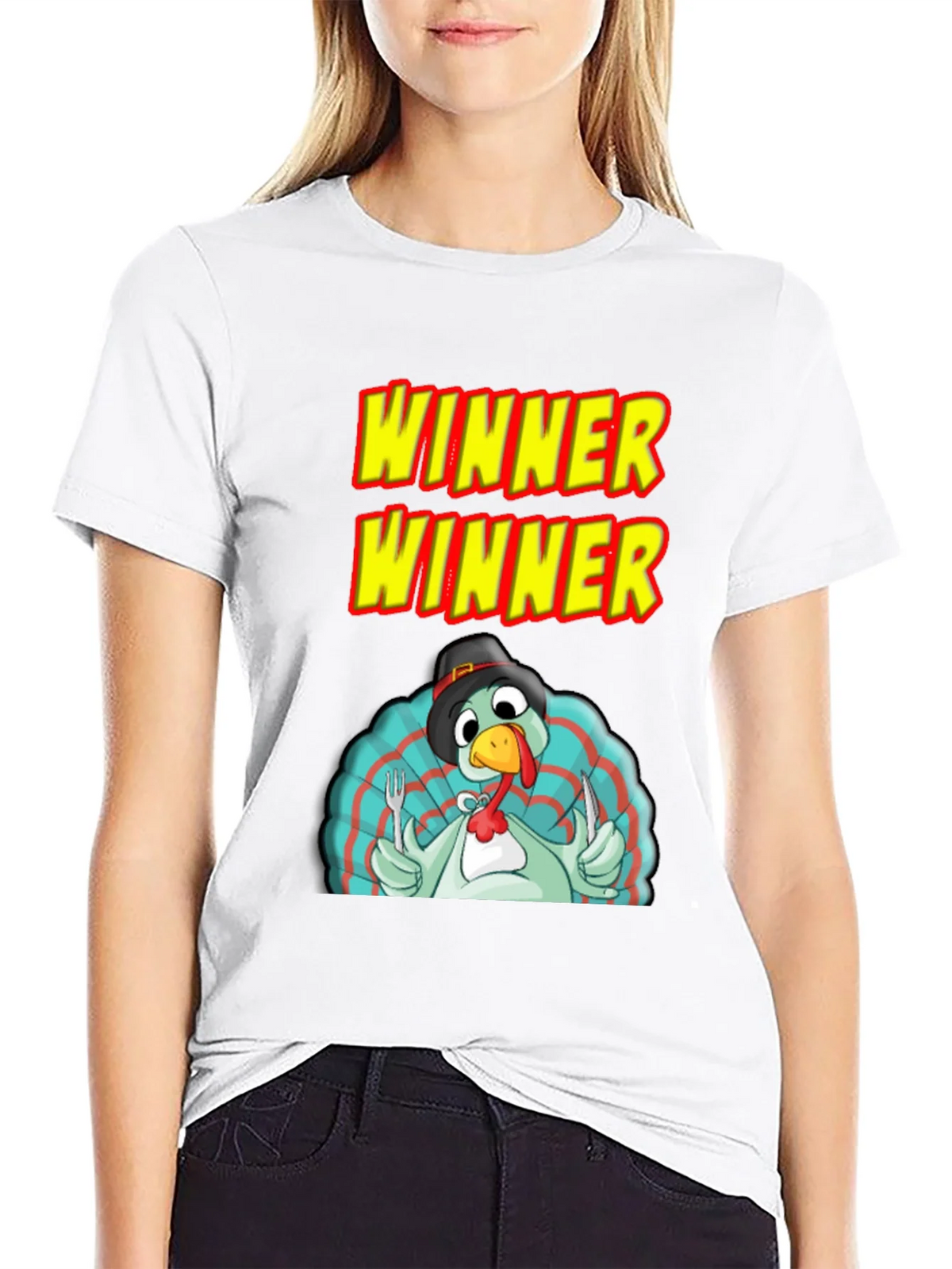 Winner Thanksgiving Turkey T-Shirt product image 11