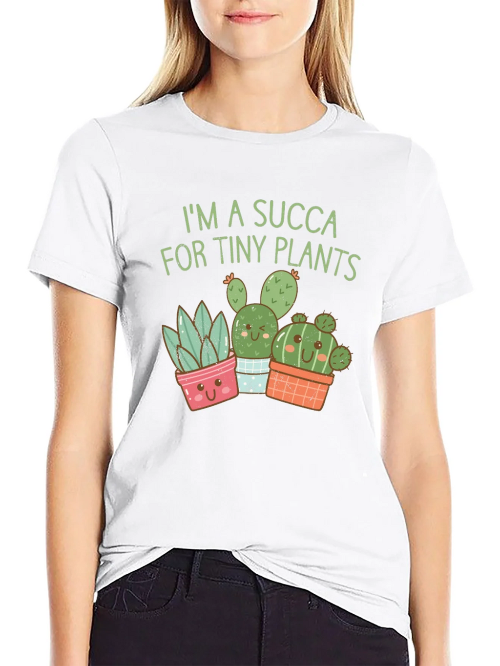 Succulent Plant Lover Graphic Tee product image 4