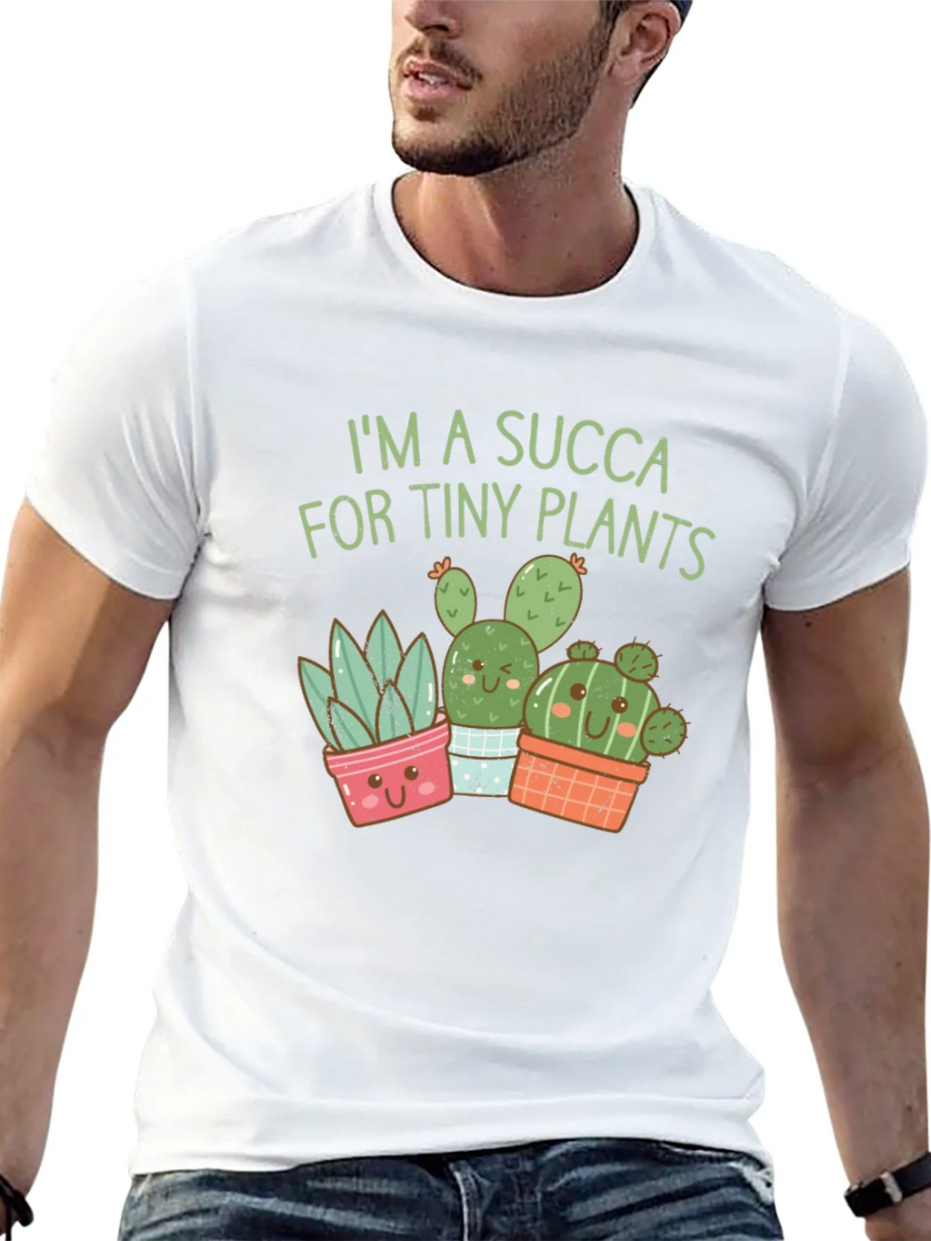 Succulent Plant Lover Graphic Tee product image 1