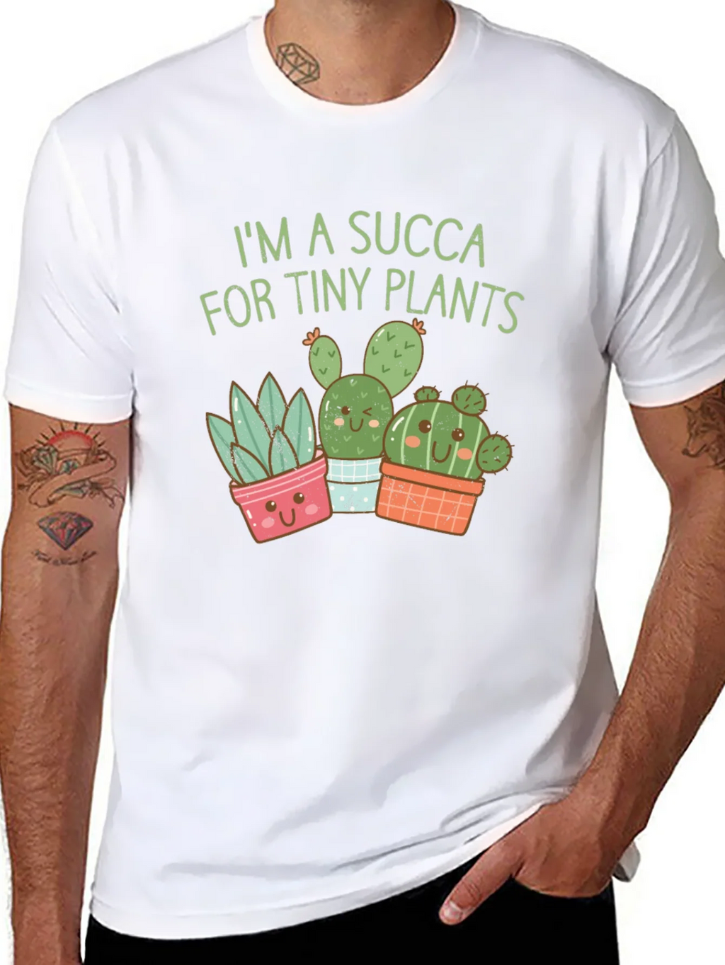 Succulent Plant Lover Graphic Tee product image 3