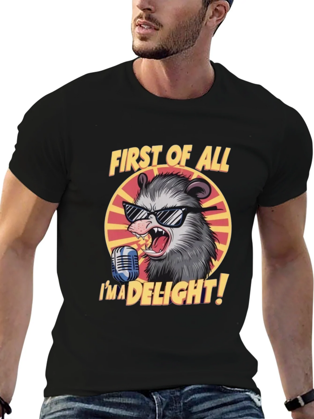 First of All Im a Delight Opossum Graphic Tee product image 9