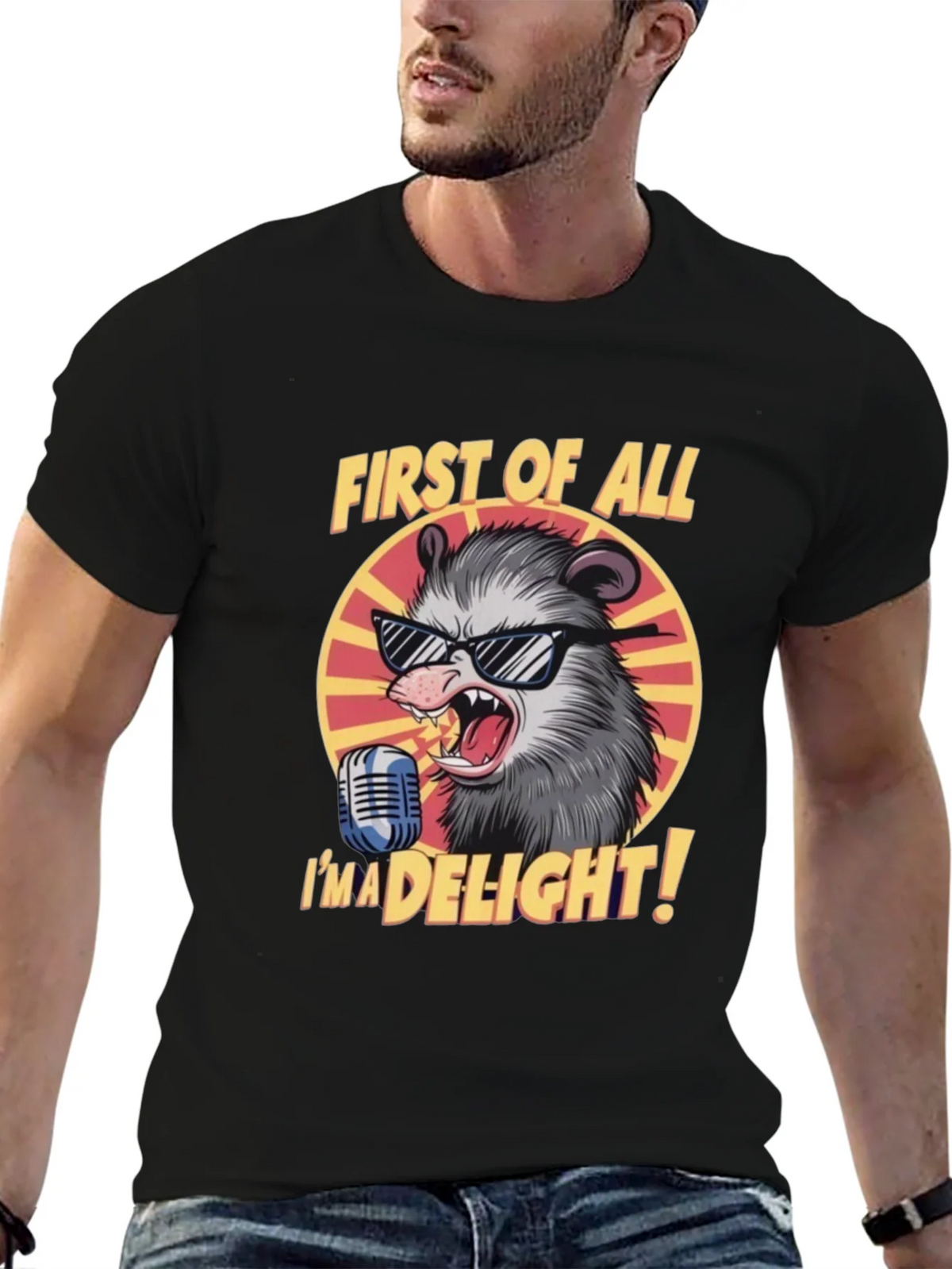 First of All Im a Delight Opossum Graphic Tee product image 9