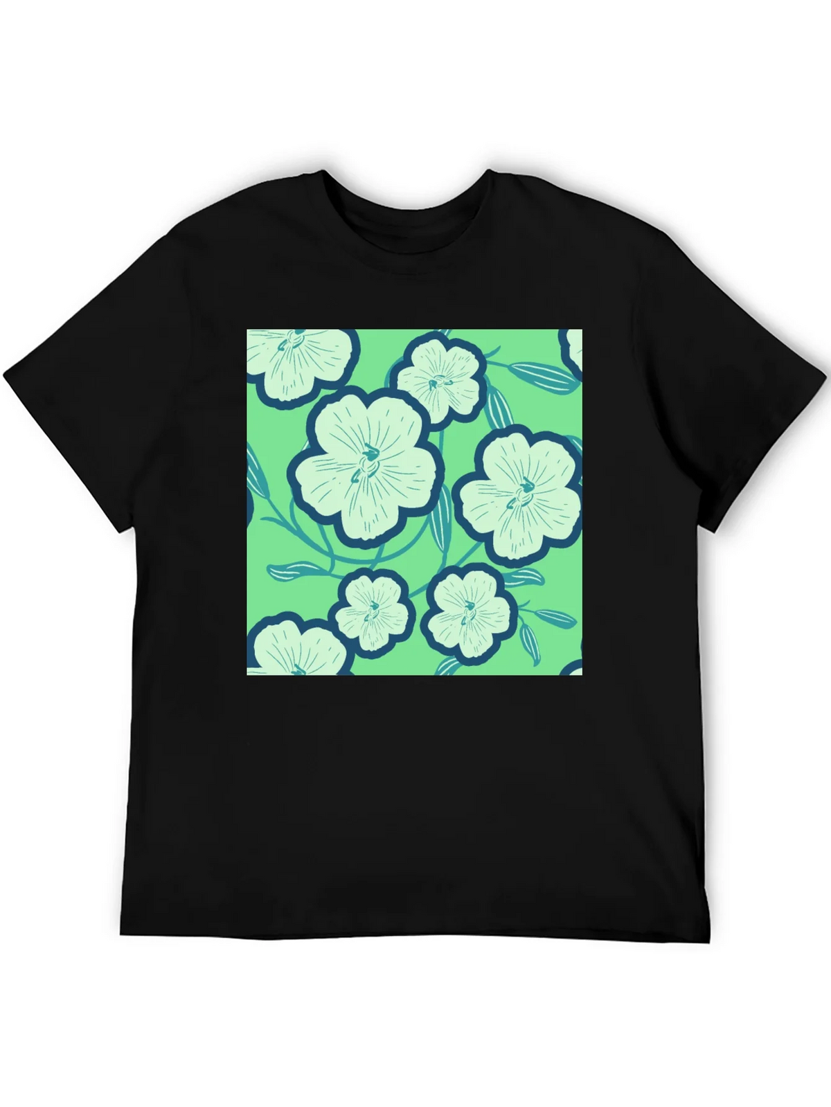 Floral Pattern Tee - Lightweight Comfort product image 8
