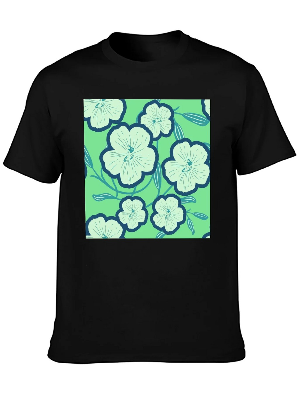Floral Pattern Tee - Lightweight Comfort product image 6