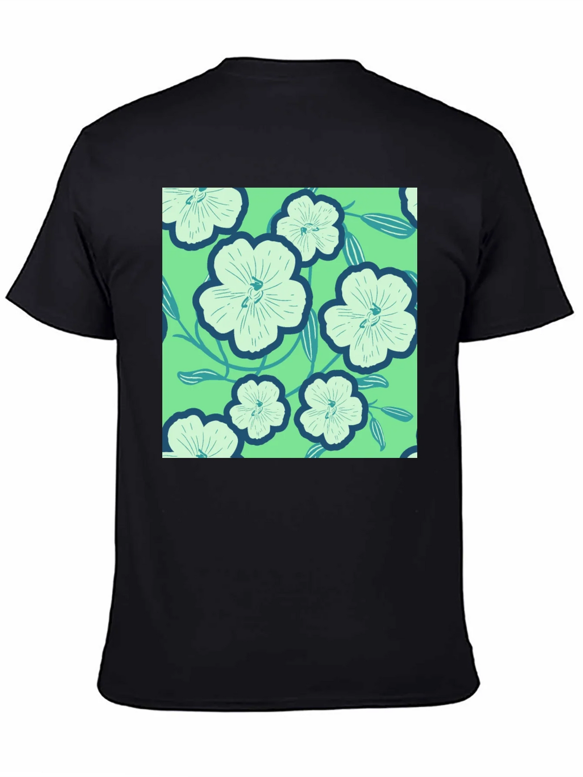 Floral Pattern Tee - Lightweight Comfort product image 7