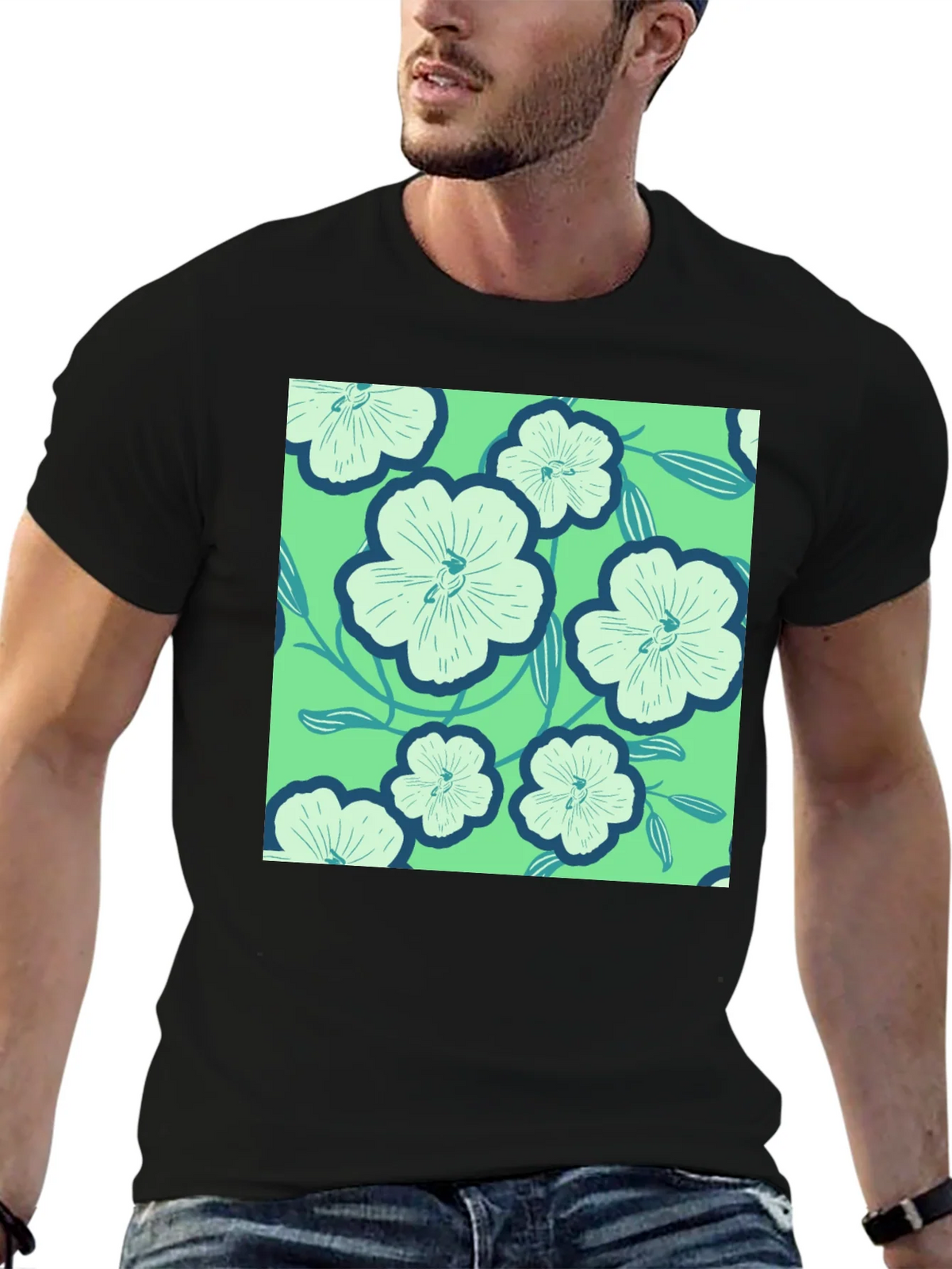Floral Pattern Tee - Lightweight Comfort product image 9