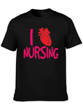 I Heart Nursing Tee - Black T-Shirt product image 1