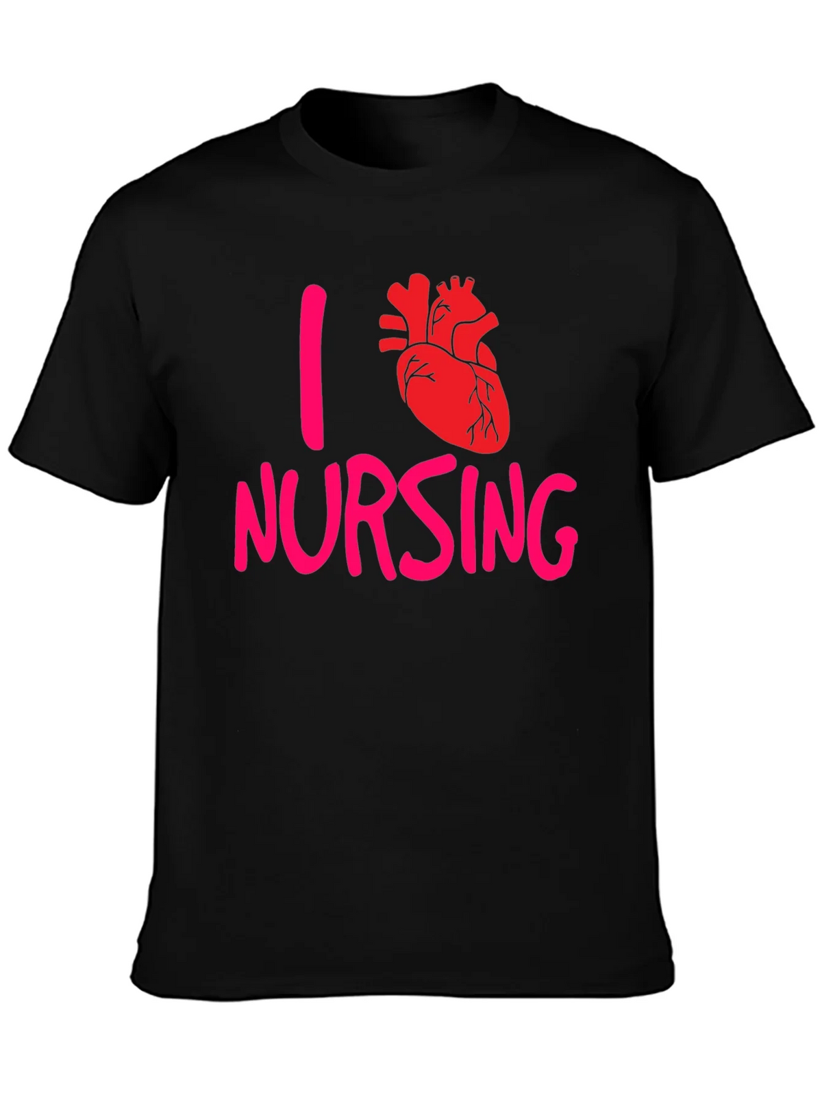 I Heart Nursing Tee - Black T-Shirt product image 1