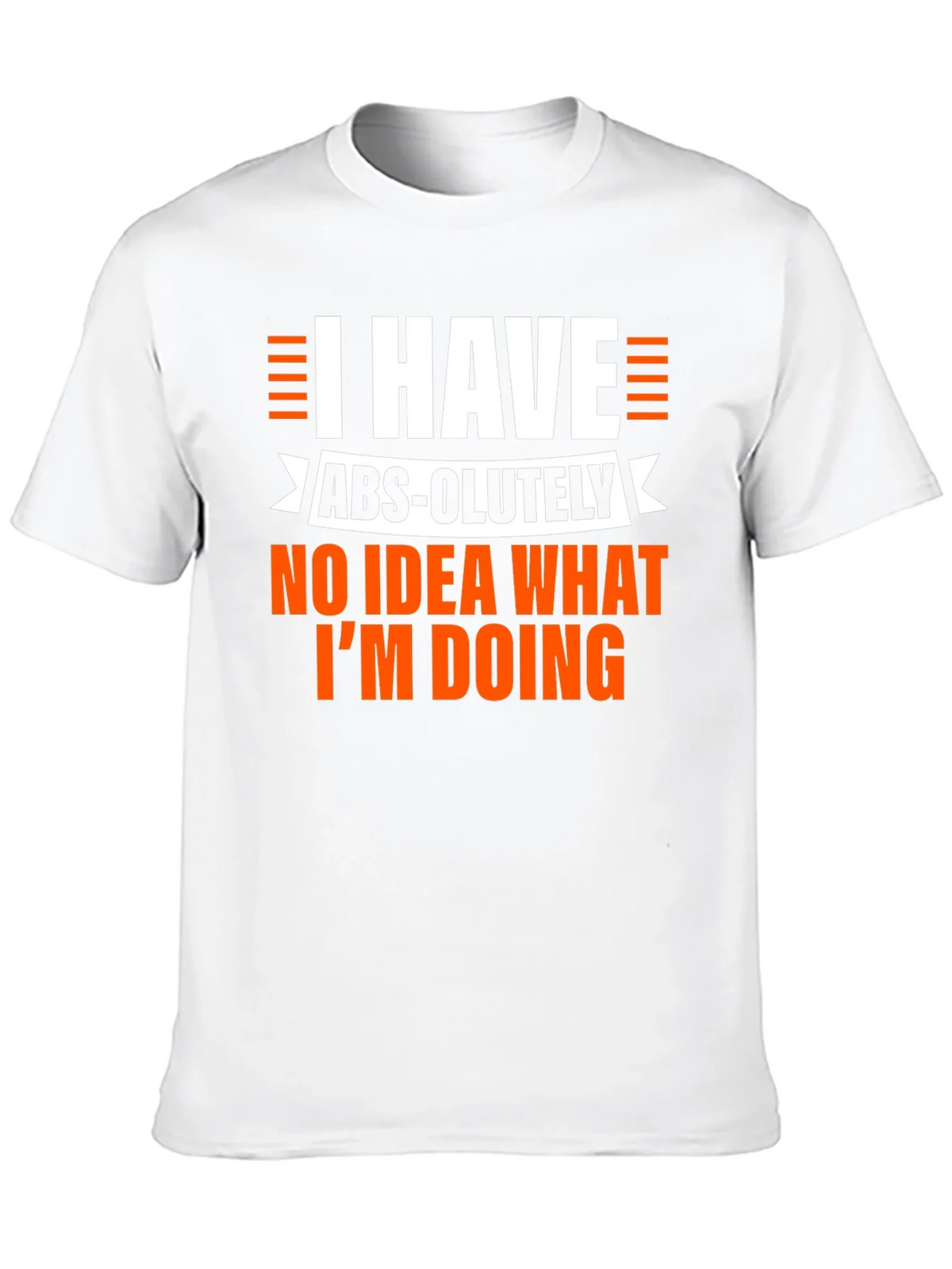 Humorous Mens Black T-Shirt: I Have No Idea What Im Doing product image 12