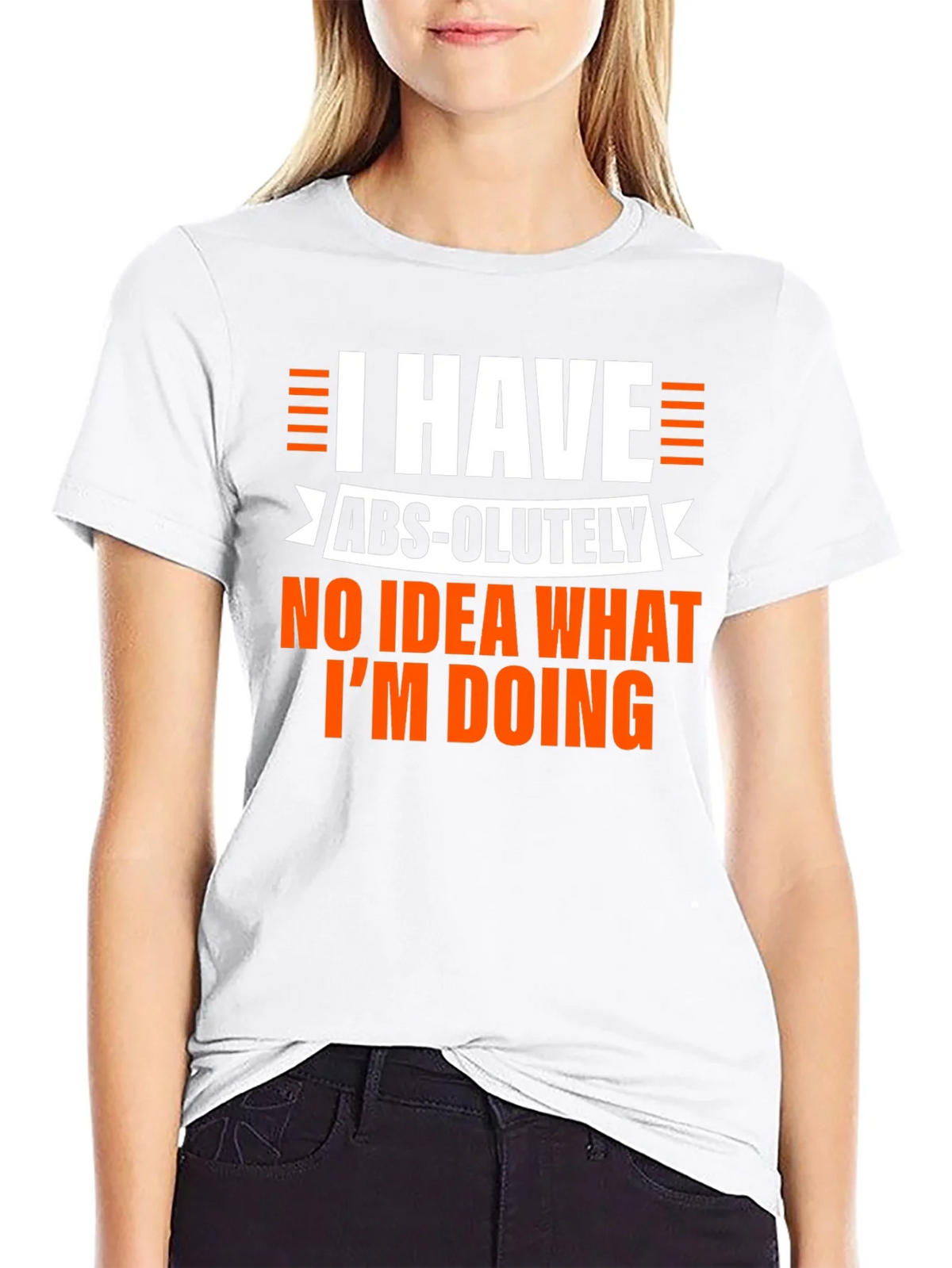 Humorous Mens Black T-Shirt: I Have No Idea What Im Doing product image 11
