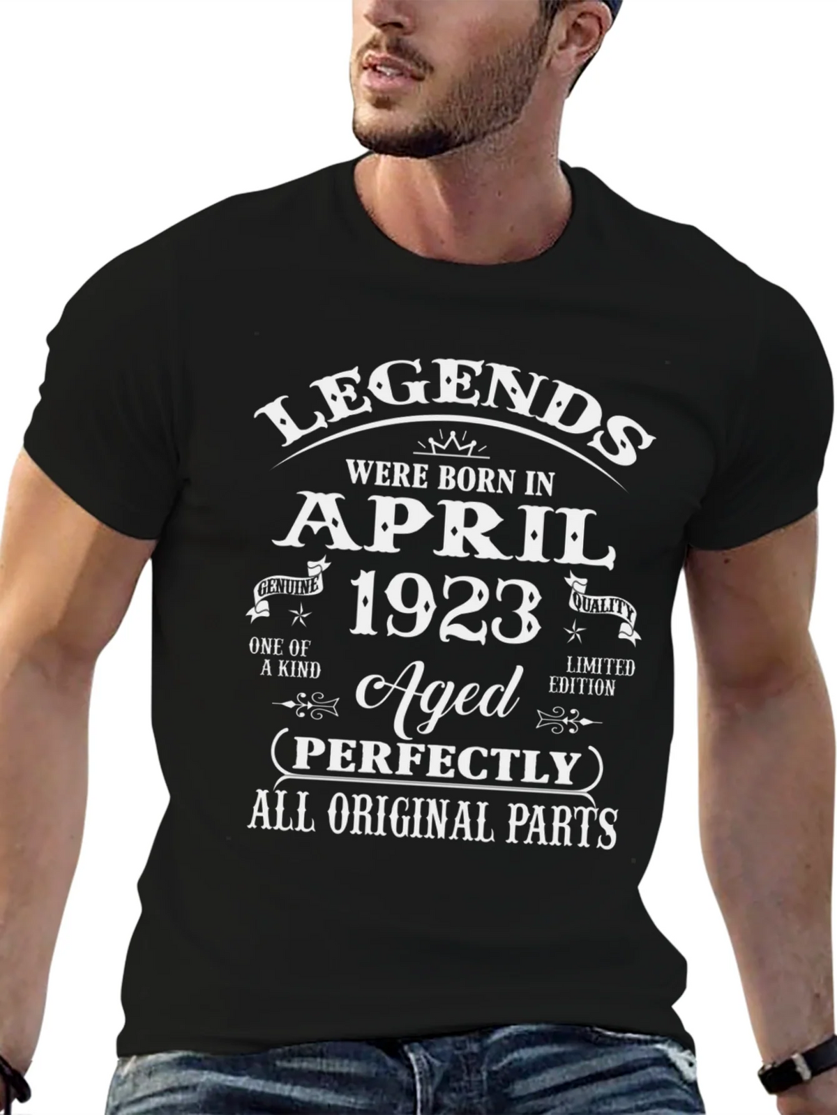 Legends Born in April 1923 T-Shirt product image 9