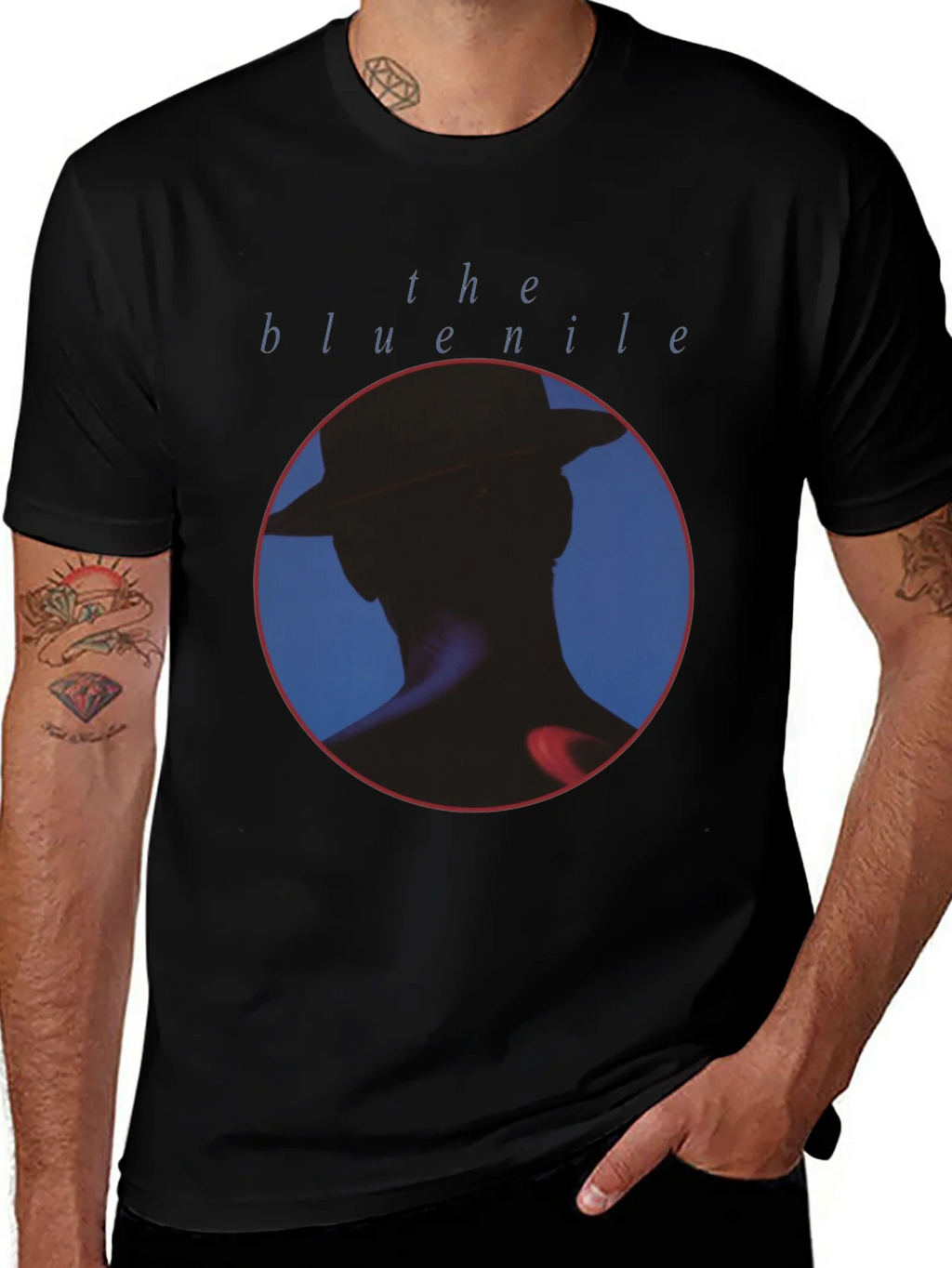 The Blue Nile Band Album Cover Black T-Shirt product image 1
