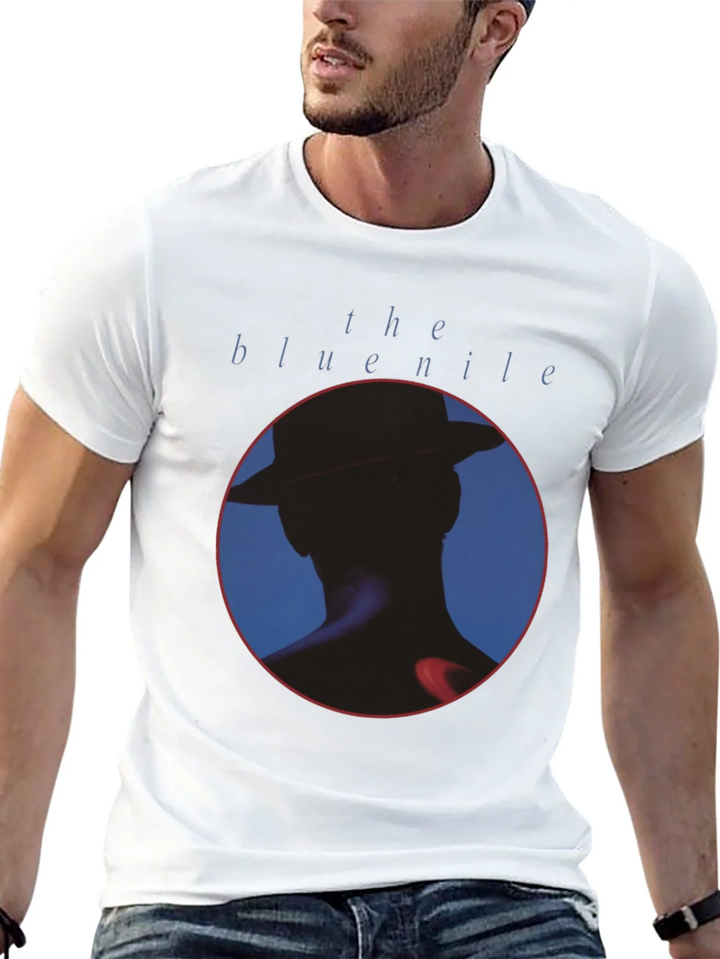 The Blue Nile Band Album Cover Black T-Shirt product image 4