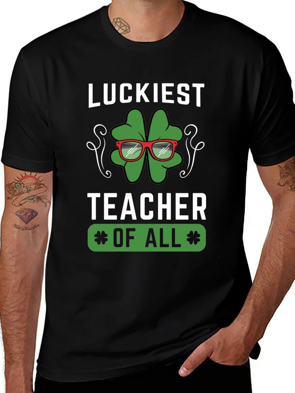 Luckiest Teacher of All Graphic T-Shirt product image 1