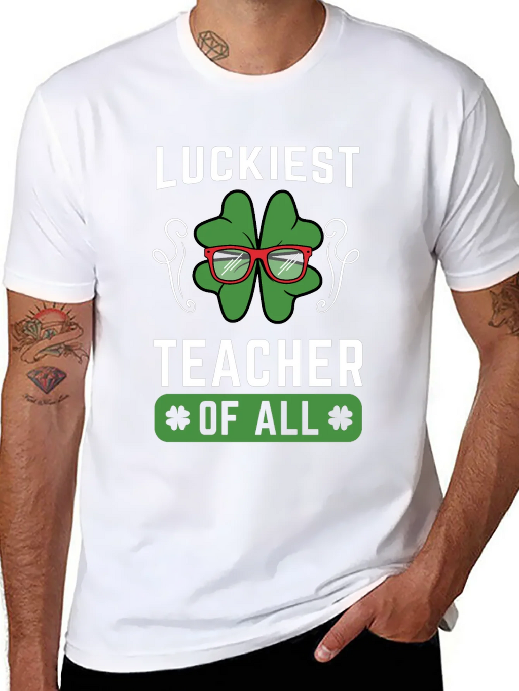 Luckiest Teacher of All Graphic T-Shirt product image 10