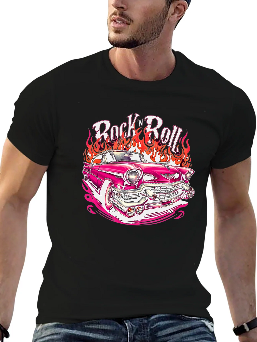 Rock n Roll Hot Rod T-Shirt - Retro Style! product image 9