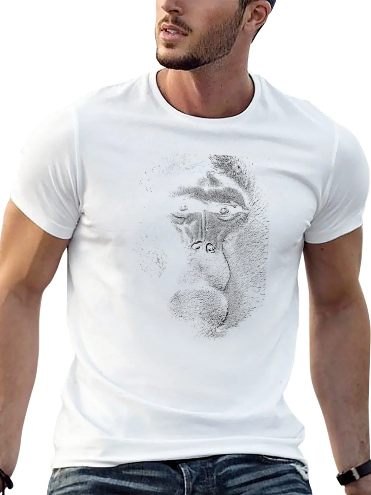 Graphic Monkey T-Shirt - Black product image 4