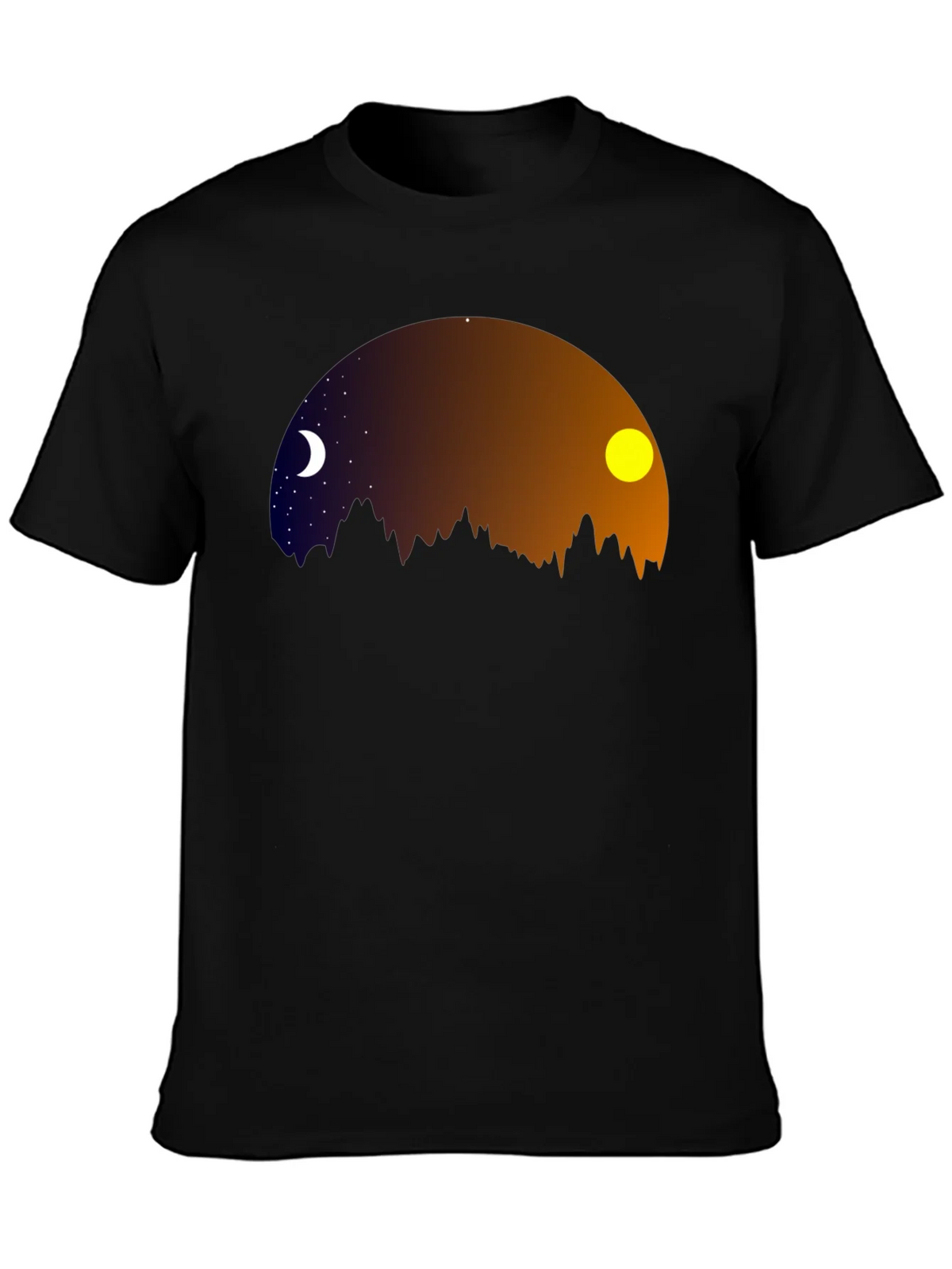 Night & Day Mountainscape Graphic Tee product image 6