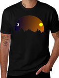 Night & Day Mountainscape Graphic Tee product image 1