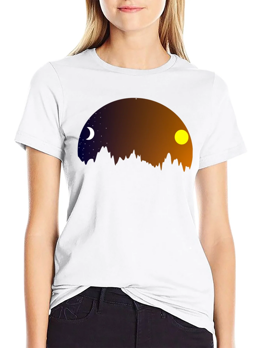 Night & Day Mountainscape Graphic Tee product image 11