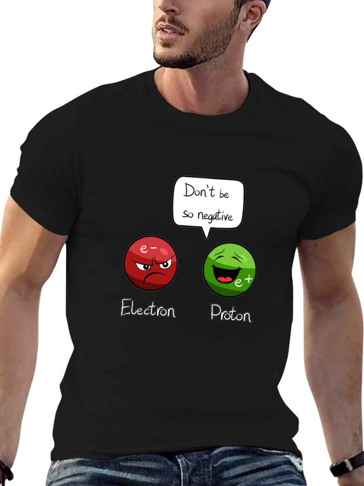 Funny Science T-Shirt: Dont Be So Negative! product image 9