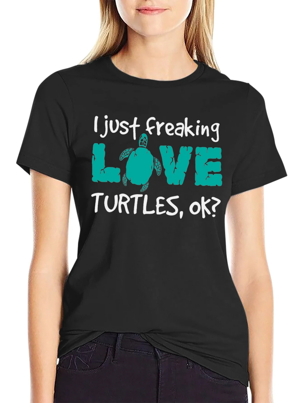 I Just Freaking Love Turtles Tee product image 5