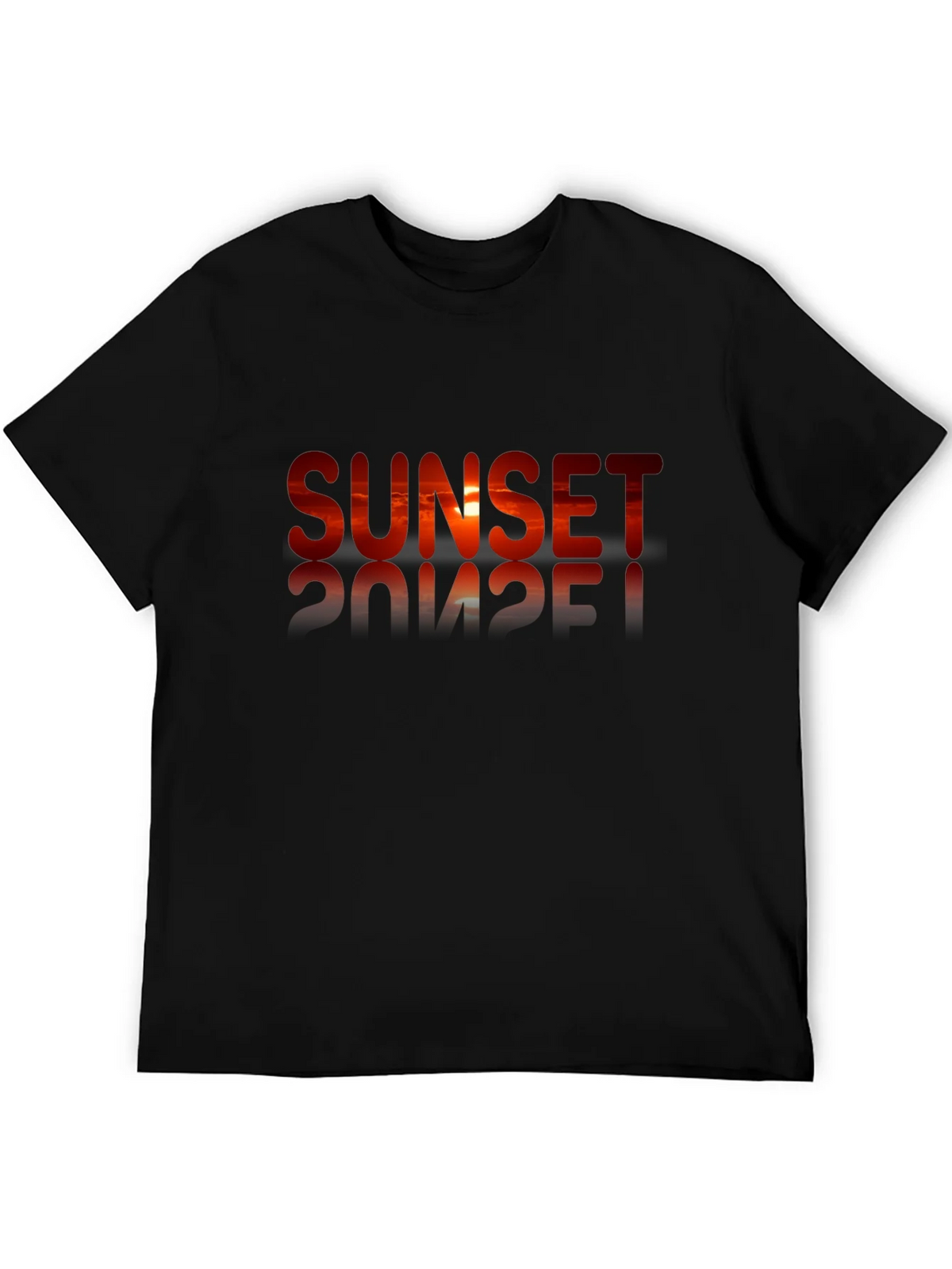 Sunset Graphic Black T-Shirt product image 8