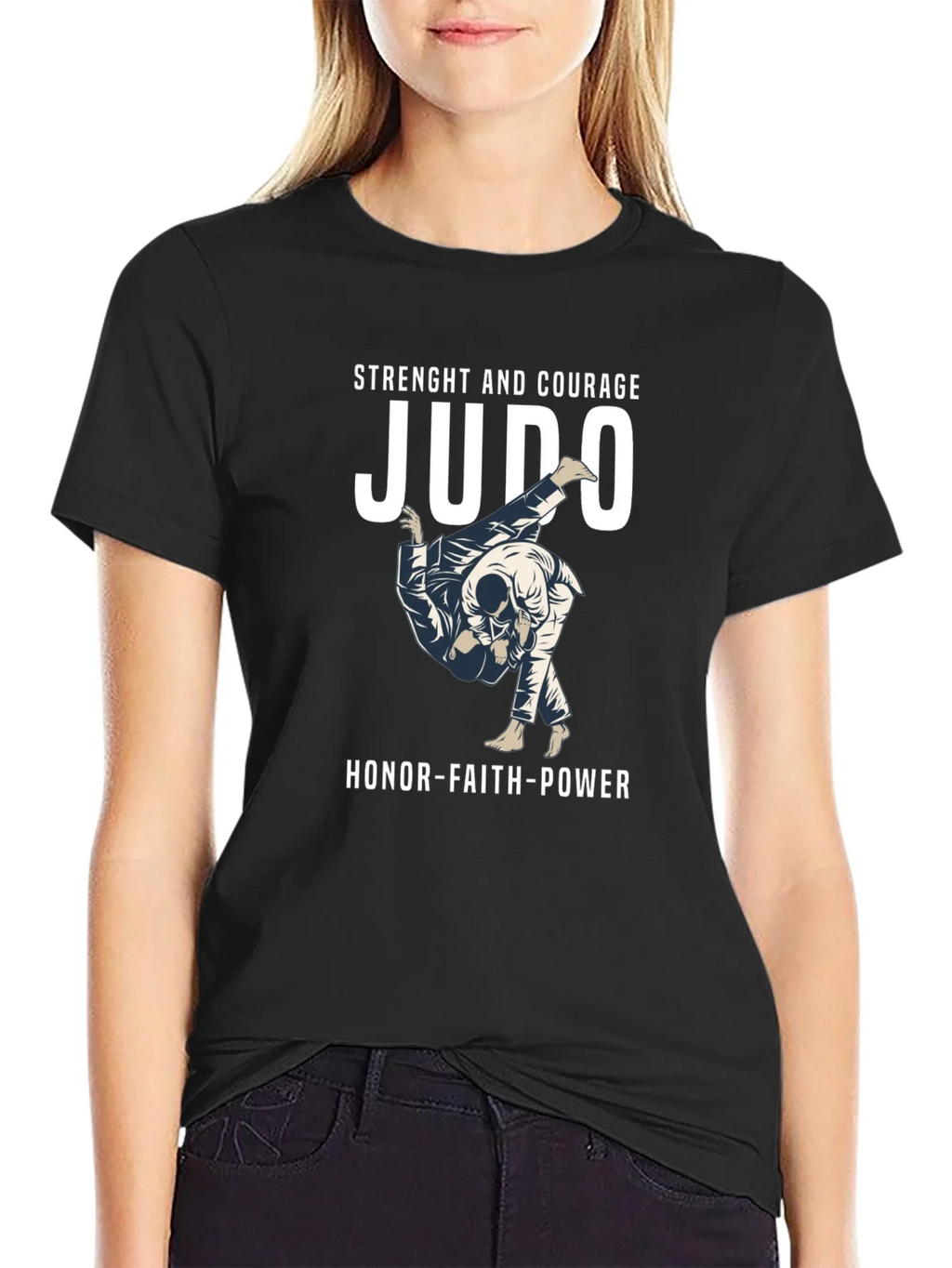 Judo Strength and Courage T-Shirt product image 5