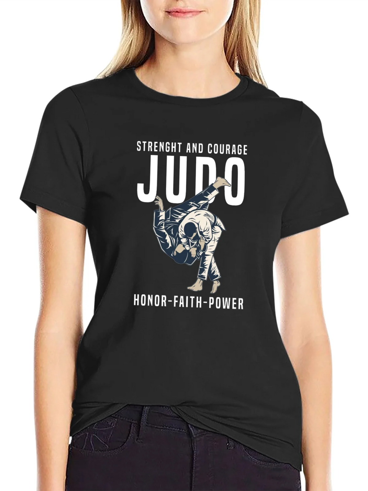 Judo Strength and Courage T-Shirt product image 5