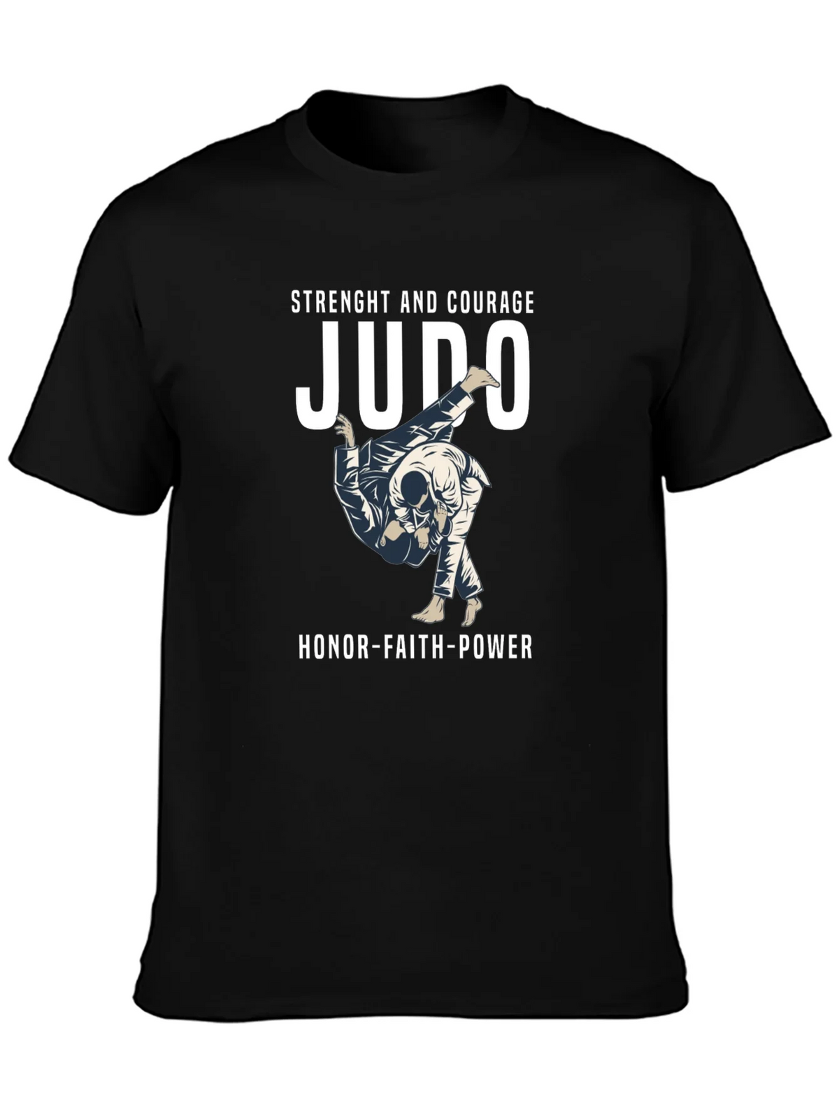 Judo Strength and Courage T-Shirt product image 6