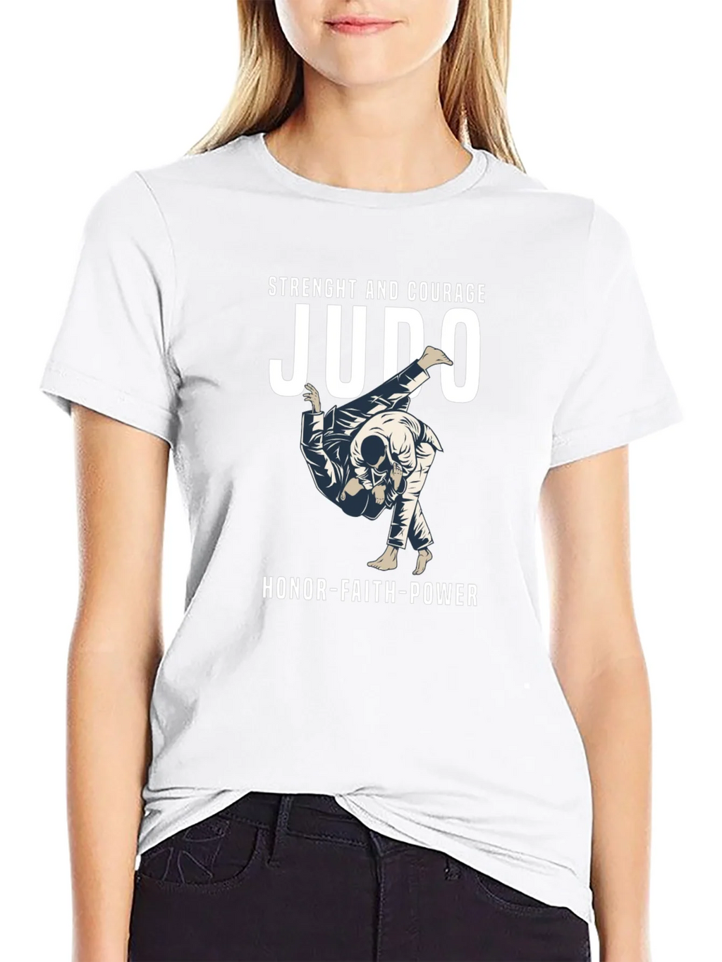 Judo Strength and Courage T-Shirt product image 11