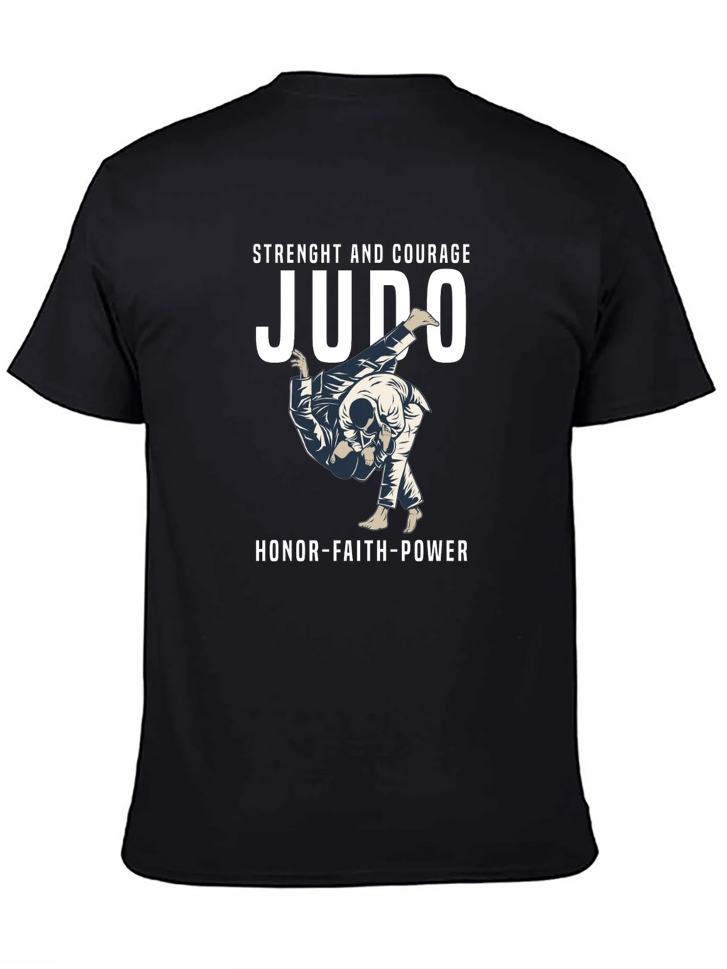 Judo Strength and Courage T-Shirt product image 7