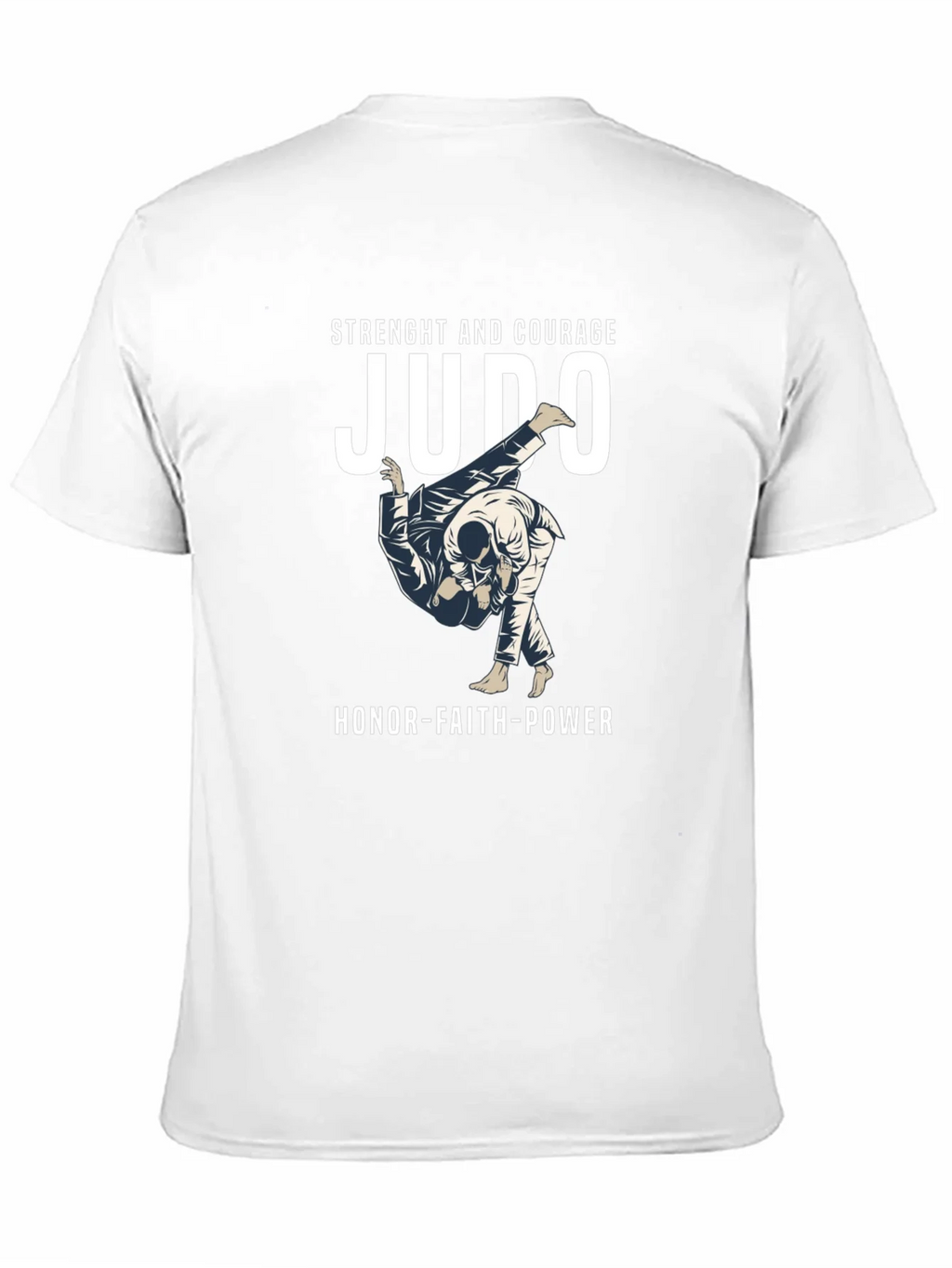 Judo Strength and Courage T-Shirt product image 2