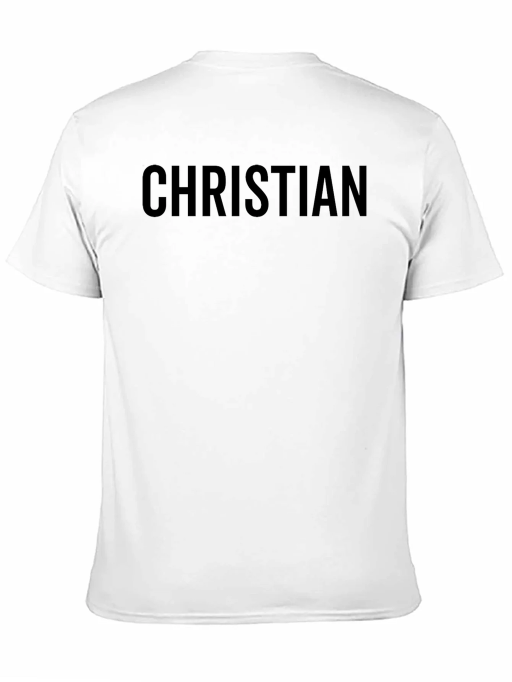 Christian Black T-Shirt Crew Neck Short Sleeve product image 2