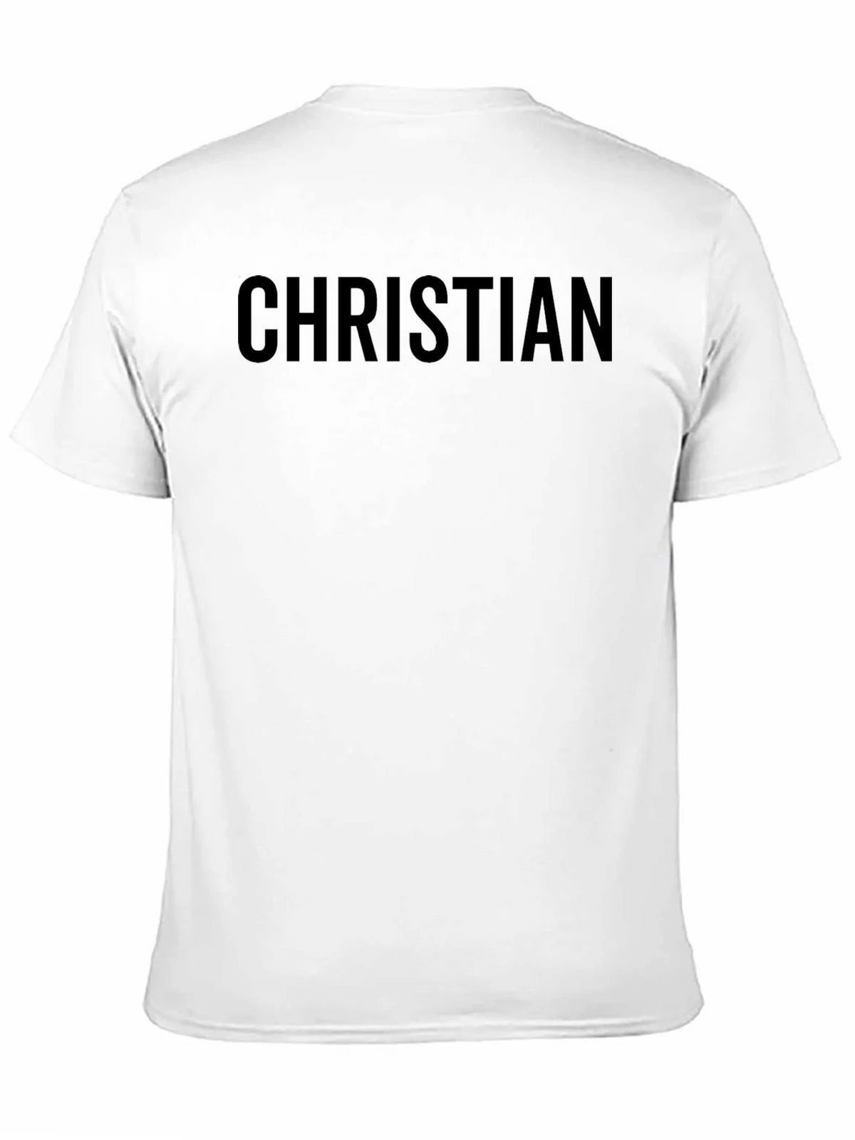 Christian Black T-Shirt Crew Neck Short Sleeve product image 2