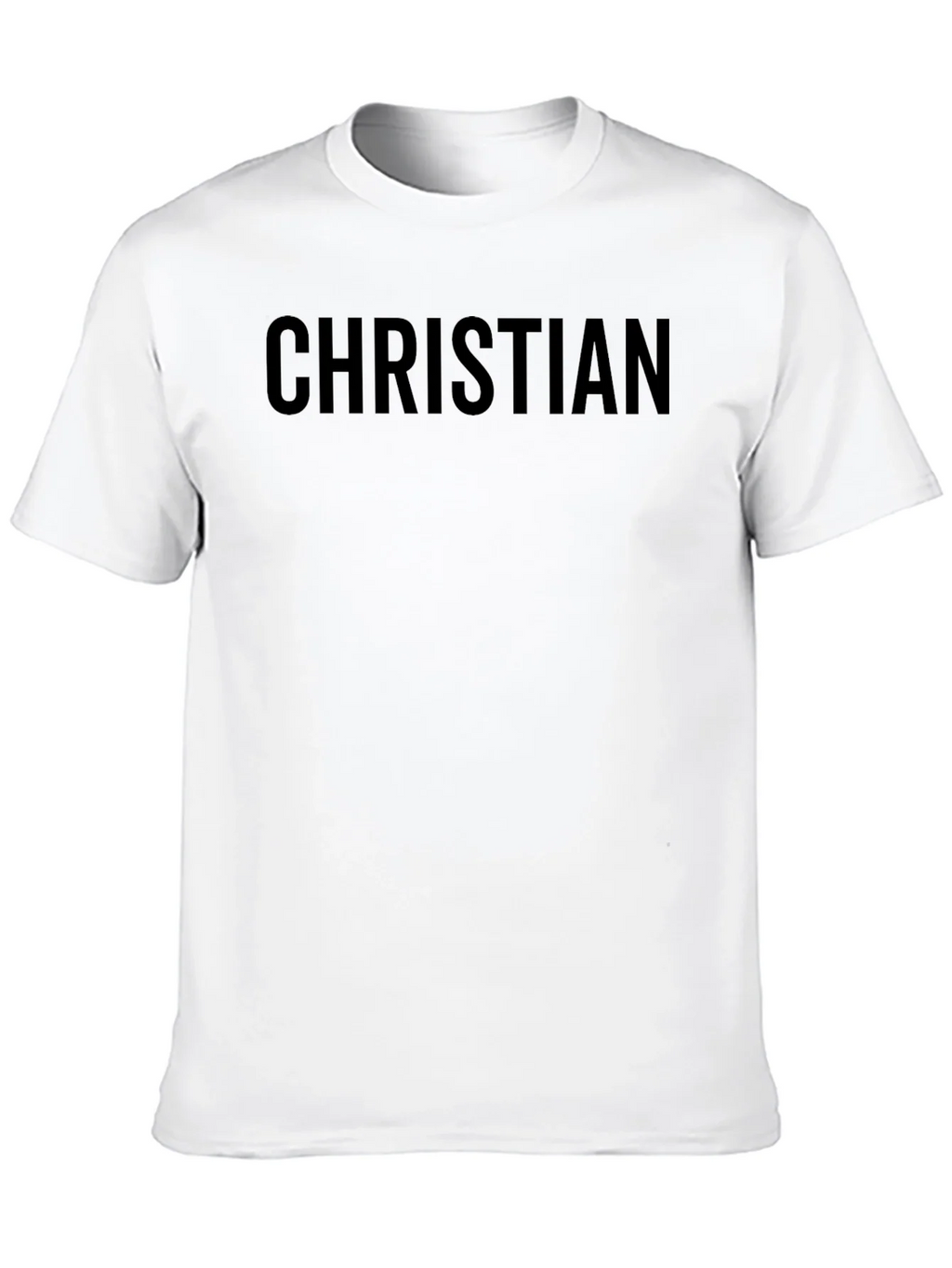 Christian Black T-Shirt Crew Neck Short Sleeve product image 12