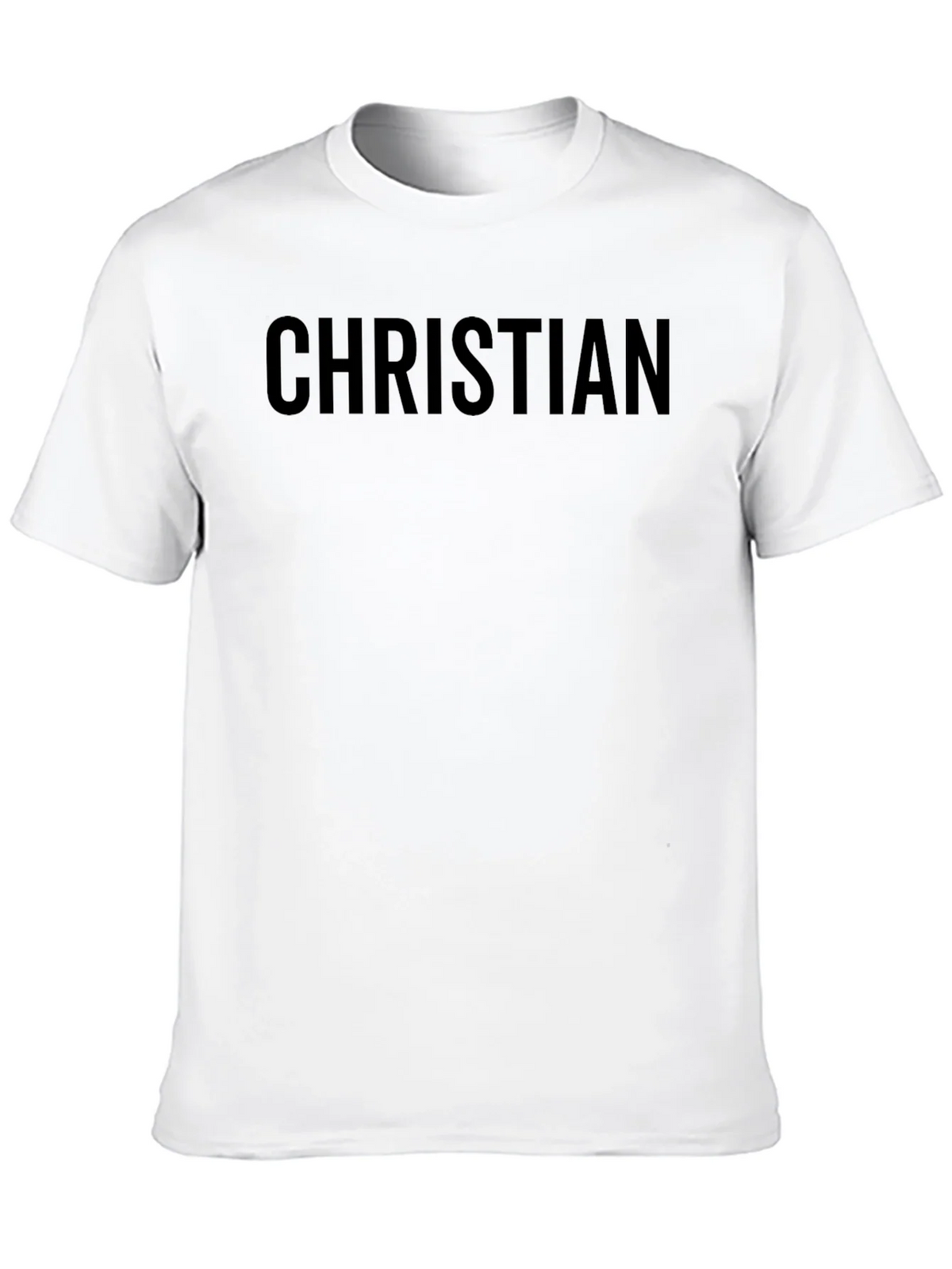 Christian Black T-Shirt Crew Neck Short Sleeve product image 12