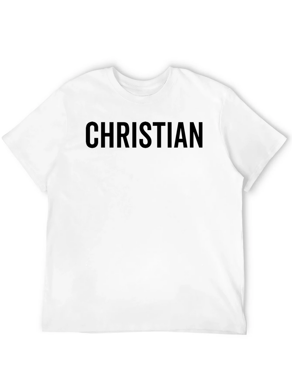 Christian Black T-Shirt Crew Neck Short Sleeve product image 3