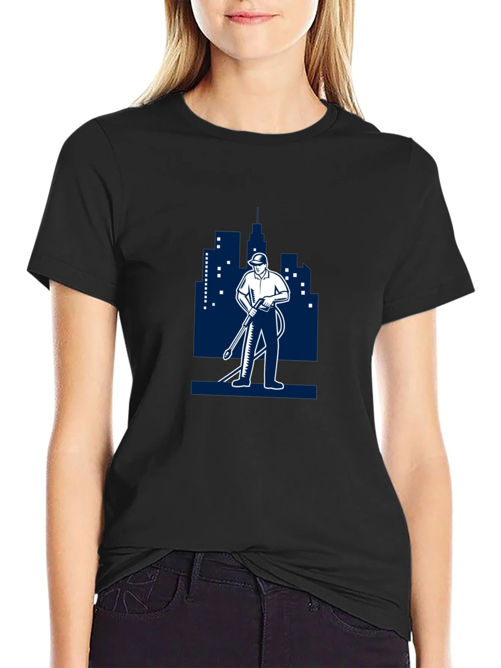 Power Washer Graphic Tee - Black product image 5