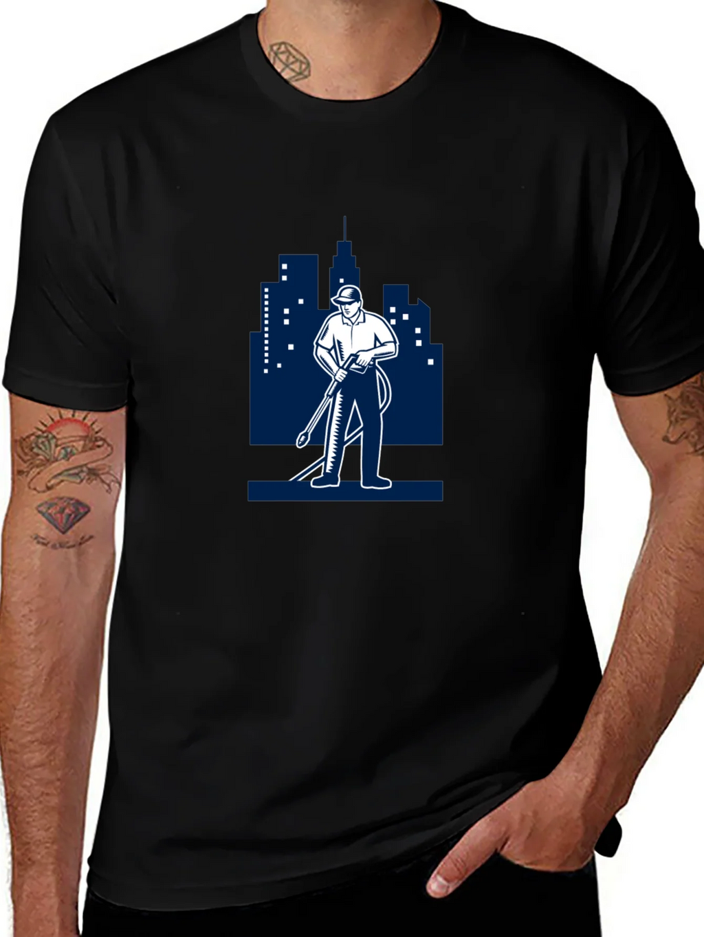 Power Washer Graphic Tee - Black product image 1
